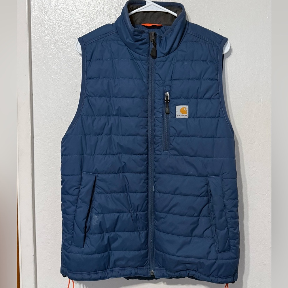 Carhartt Men's Blue Quilted Insulated Vest